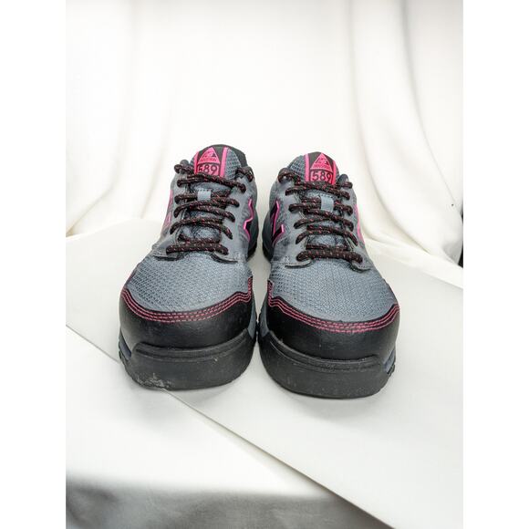 New Balance Industrial 589 Shoes Womens 7.5 Black-Fuchsia WID589v1 Workwear - Picture 2 of 9